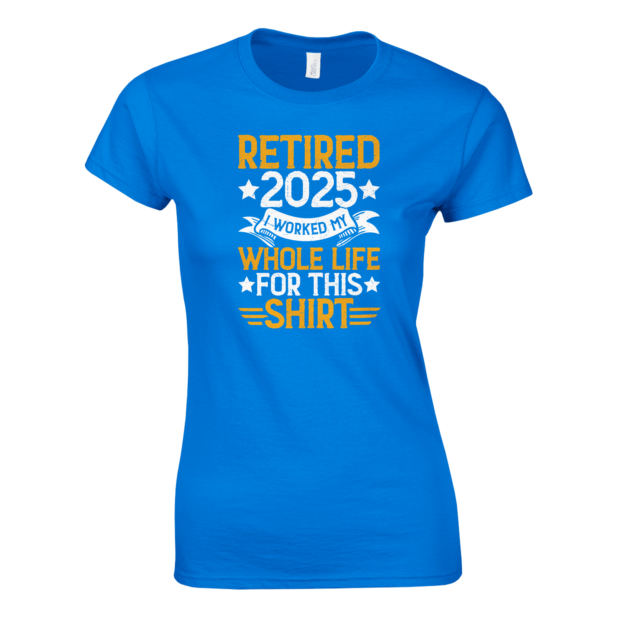 Retired 2025 Ladies T-Shirt – Comfortable Cotton Tee with Humorous Design - KPAP Canada