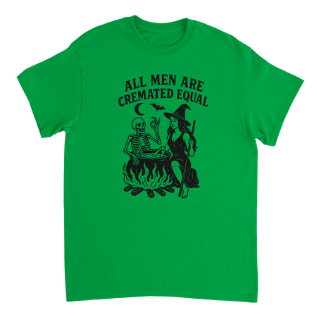Unisex T-Shirt - All Men Are Cremated Equally - Classic Fit Cotton Tee - KPAP Canada