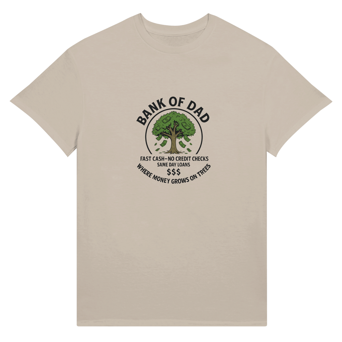 Funny Ultra Cotton T-Shirt - Bank of Dad Design - KPAP Canada
