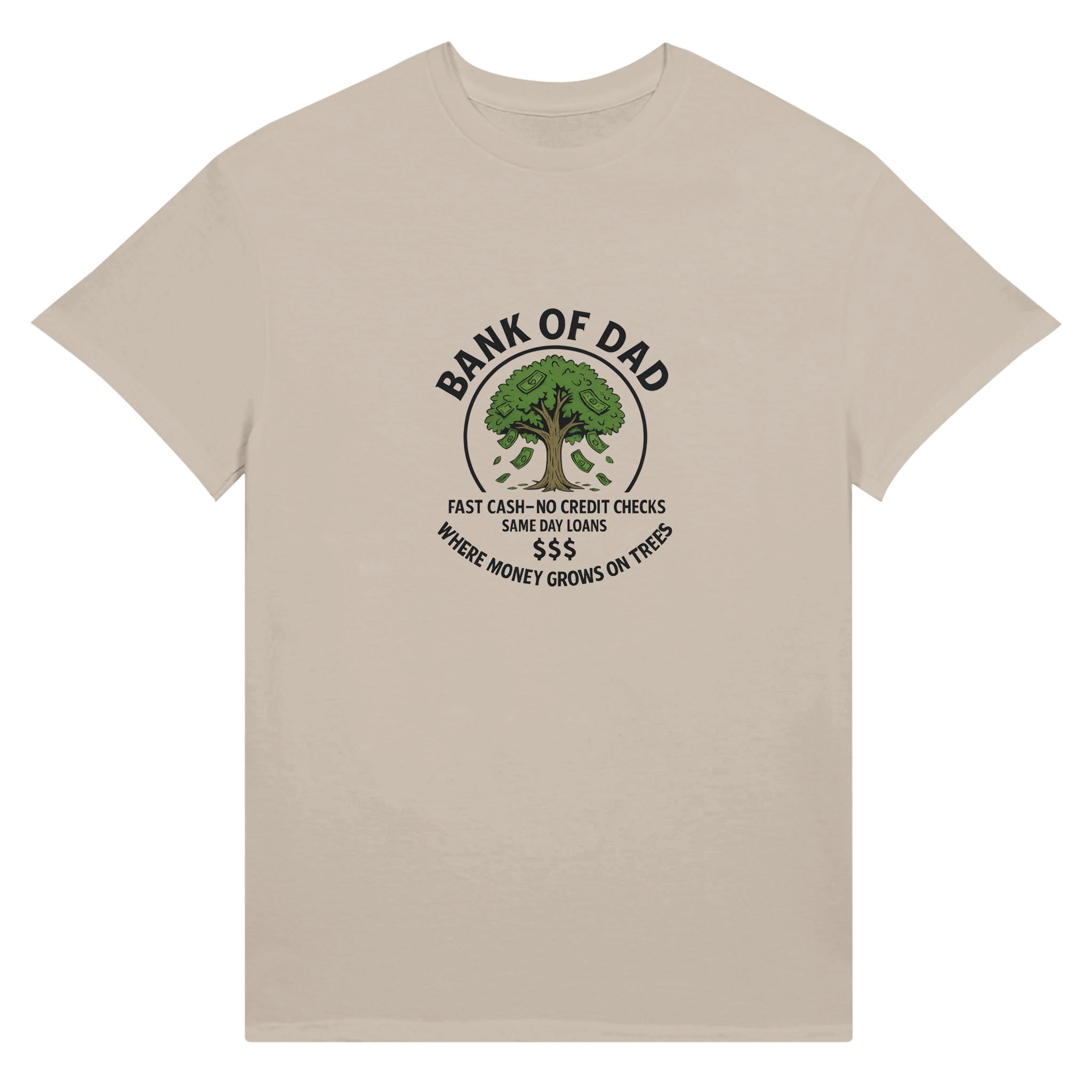 Funny Ultra Cotton T-Shirt - Bank of Dad Design - KPAP Canada