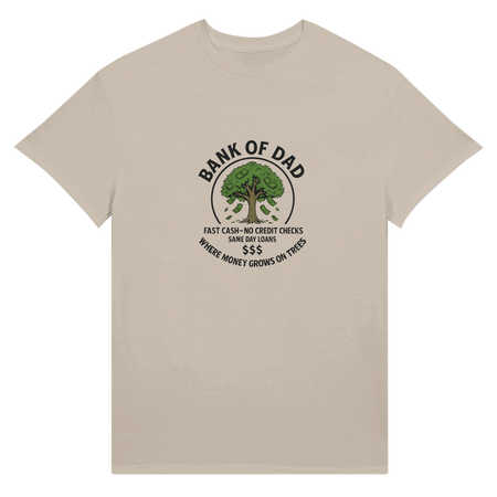 Funny Ultra Cotton T-Shirt - Bank of Dad Design - KPAP Canada