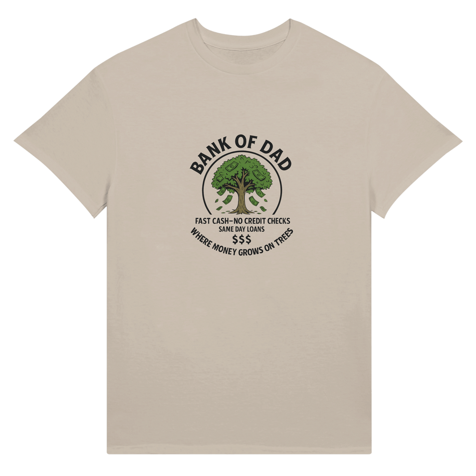 Funny Ultra Cotton T-Shirt - Bank of Dad Design - KPAP Canada