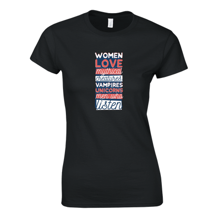 Women Love Men Who Listen Ladies Classic T-Shirt - KPAP Canada