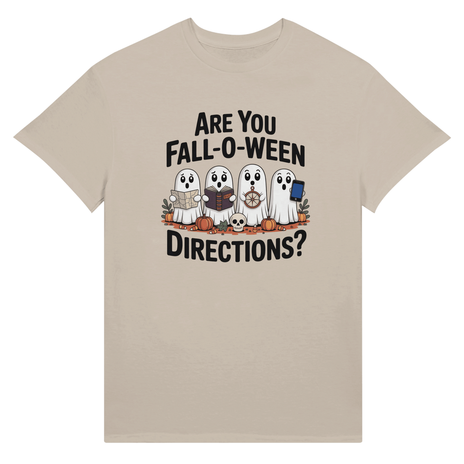 Halloween Themed Unisex Ultra Cotton T-Shirt - Are You Fall - o - Ween Directions? - KPAP Canada