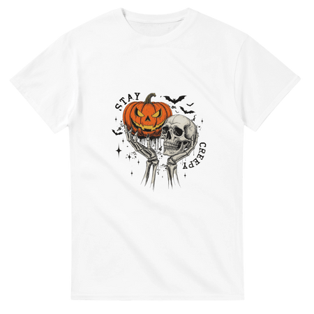 Stay Creepy Unisex Heavy Cotton T-Shirt - KPAP Canada