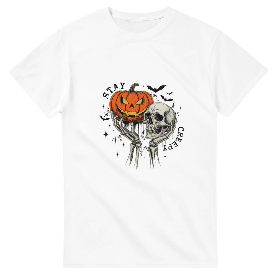 Stay Creepy Unisex Heavy Cotton T-Shirt - KPAP Canada