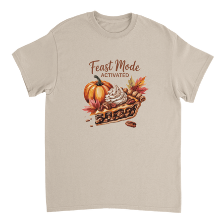 Feast Mode Activated T-Shirt – Autumn Vibes, Heavyweight Cotton, Classic Fit, Durable Casual Wear - KPAP Canada