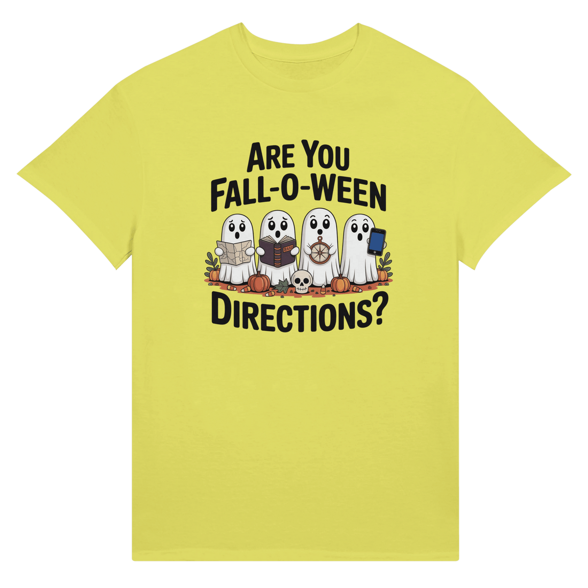Halloween Themed Unisex Ultra Cotton T-Shirt - Are You Fall - o - Ween Directions? - KPAP Canada