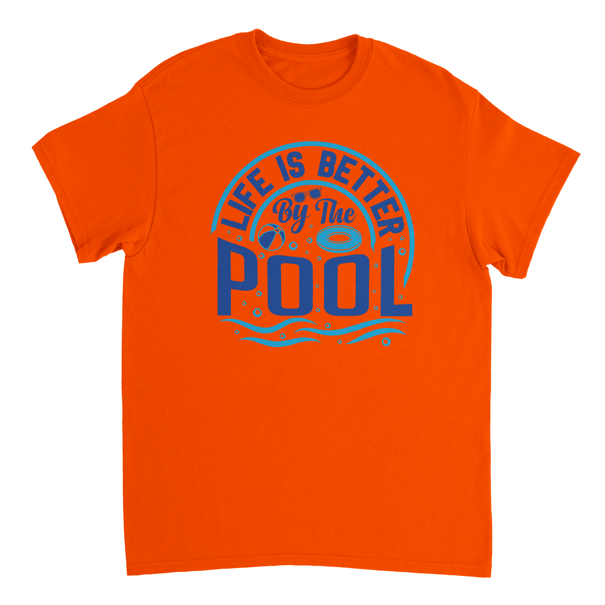 Life is Better by the Pool T-Shirt – Summer Vibes, Heavyweight Cotton, Classic Fit, Durable Casual Wear - KPAP Canada