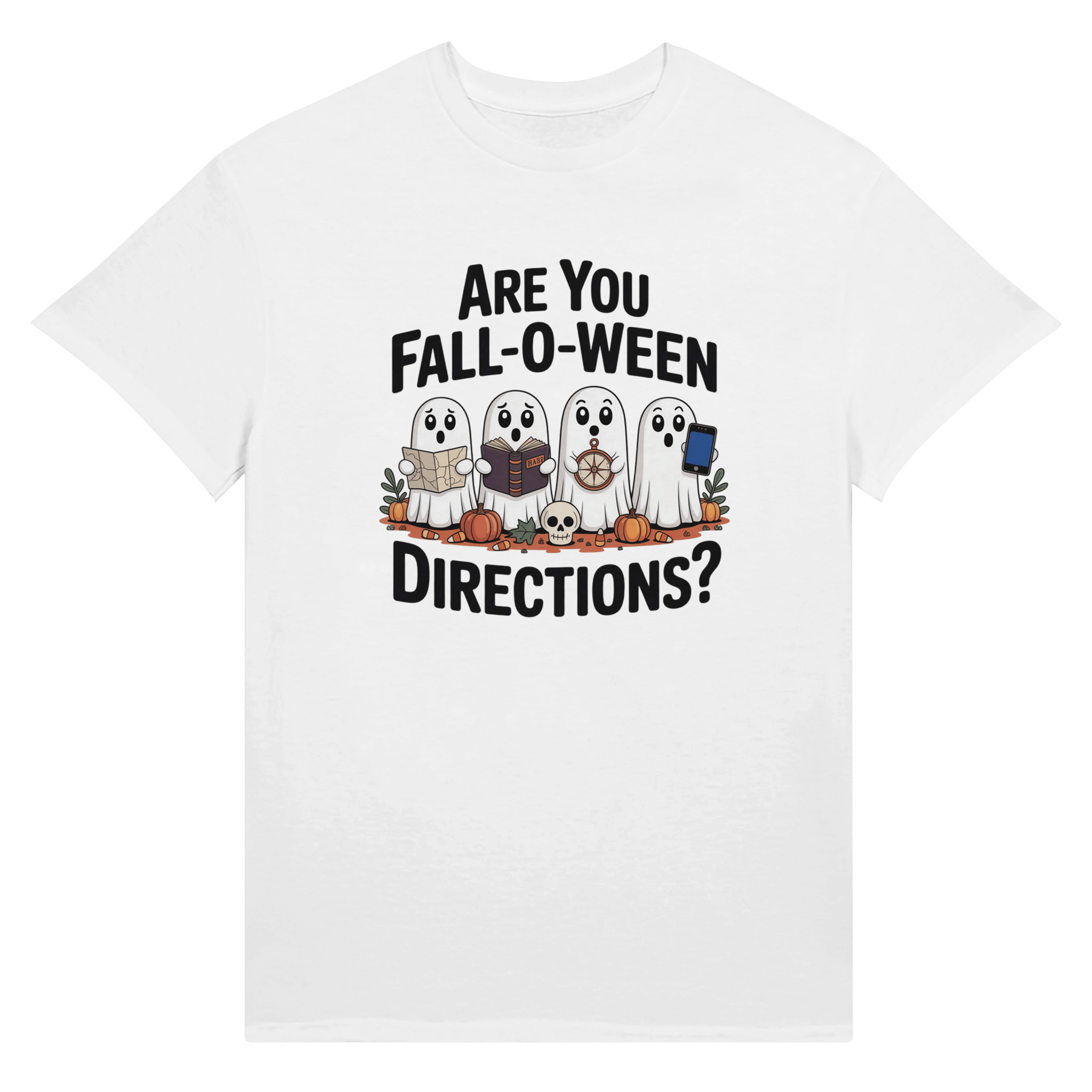 Halloween Themed Unisex Ultra Cotton T-Shirt - Are You Fall - o - Ween Directions? - KPAP Canada