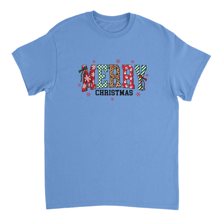 Merry Christmas Heavyweight Cotton T-Shirt – Classic Fit Holiday Apparel - KPAP Canada