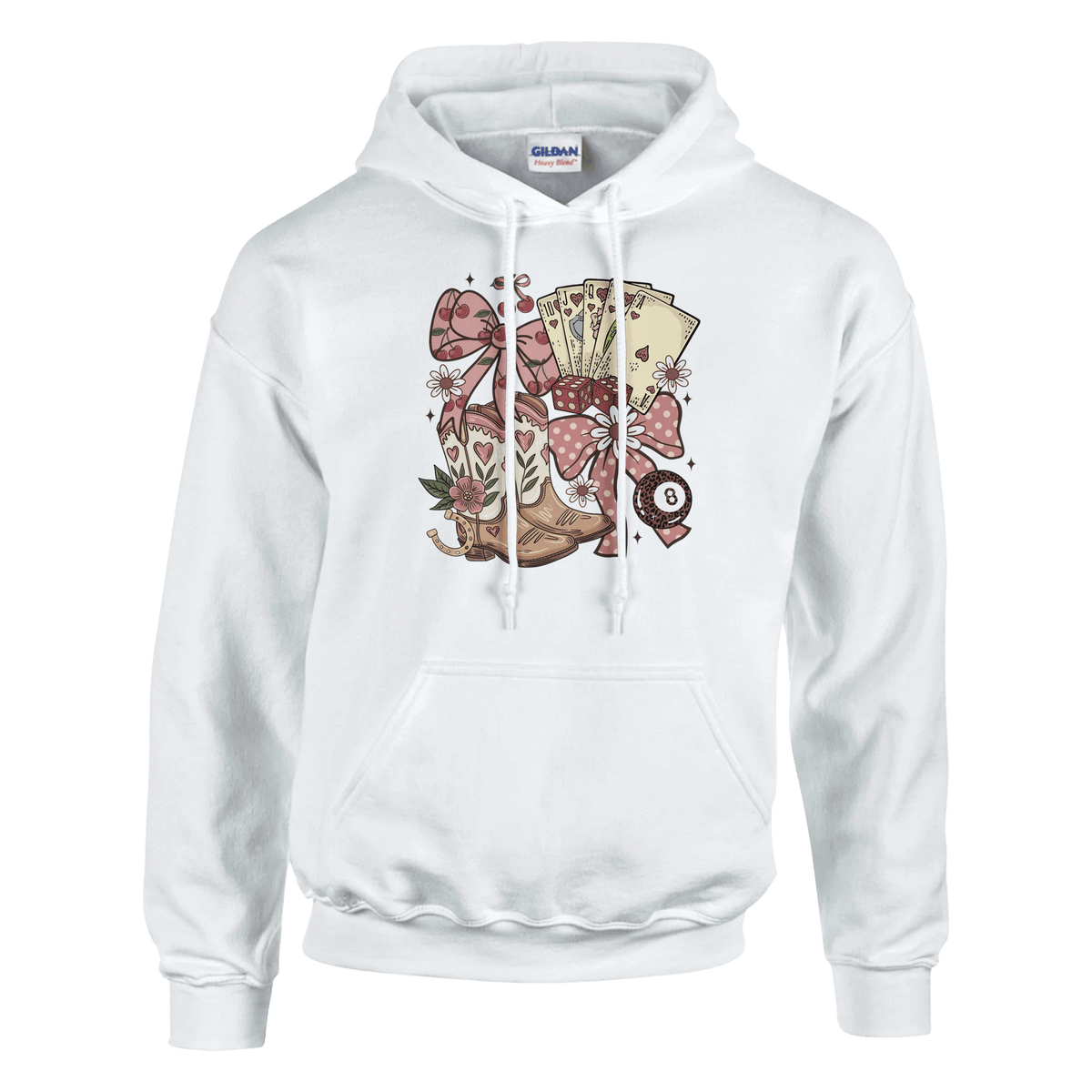 Unisex Country Charm Hoodie – Durable Heavy Blend Design - KPAP Canada