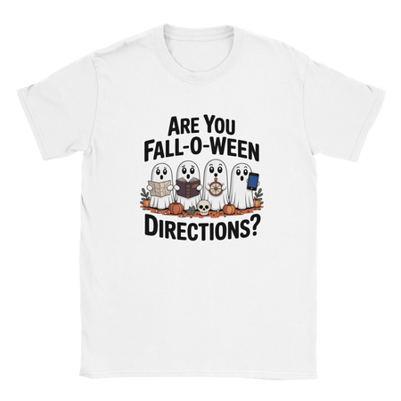 Halloween T-Shirt – Are You Fall - O - Ween Directions? Fun Design - KPAP Canada