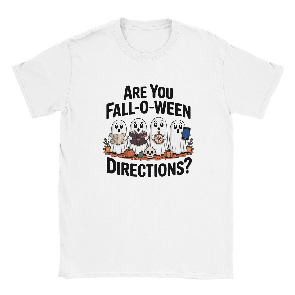 Halloween T-Shirt – Are You Fall - O - Ween Directions? Fun Design - KPAP Canada