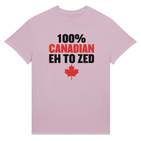 100% Canadian Eh to Z Unisex Ultra Cotton T-Shirt – Classic Canadian Pride - KPAP Canada