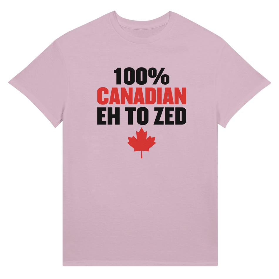 100% Canadian Eh to Z Unisex Ultra Cotton T-Shirt – Classic Canadian Pride - KPAP Canada