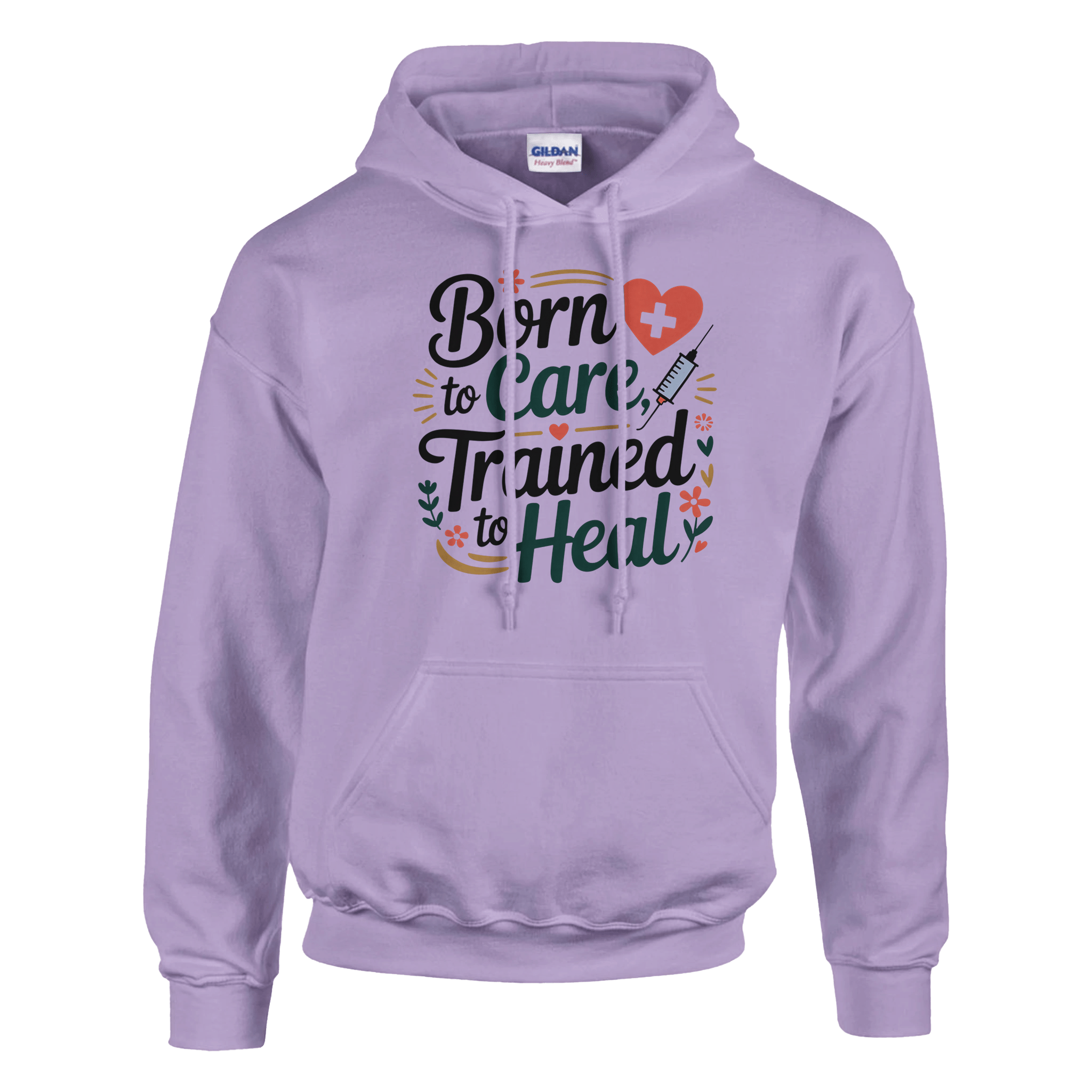 Born To Care - Trained To Heal Unisex Classic Pullover Hoodie - KPAP Canada