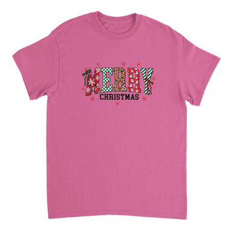Merry Christmas Heavyweight Cotton T-Shirt – Classic Fit Holiday Apparel - KPAP Canada