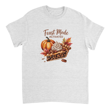 Feast Mode Activated T-Shirt – Autumn Vibes, Heavyweight Cotton, Classic Fit, Durable Casual Wear - KPAP Canada