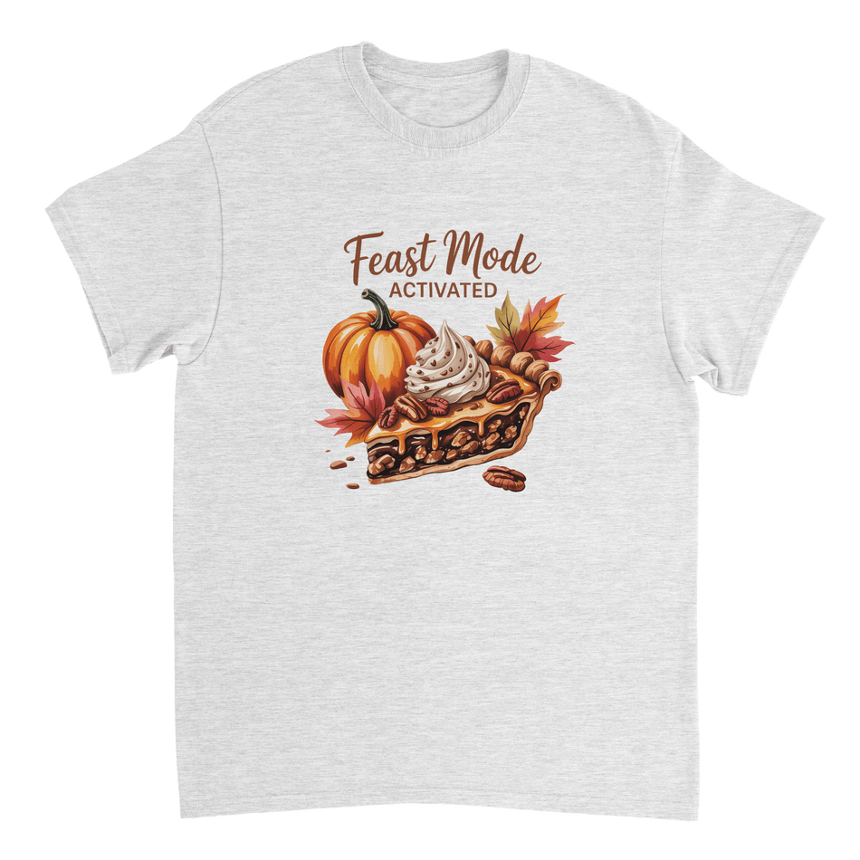Feast Mode Activated T-Shirt – Autumn Vibes, Heavyweight Cotton, Classic Fit, Durable Casual Wear - KPAP Canada