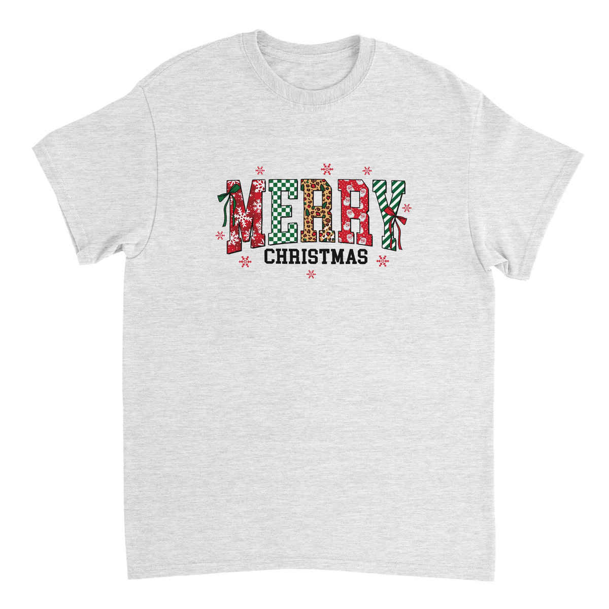 Merry Christmas Heavyweight Cotton T-Shirt – Classic Fit Holiday Apparel - KPAP Canada