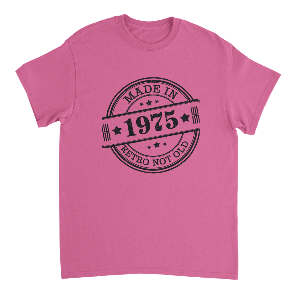 Retro Not Old T-Shirt – Made in 1975 Classic Cotton Tee - KPAP Canada
