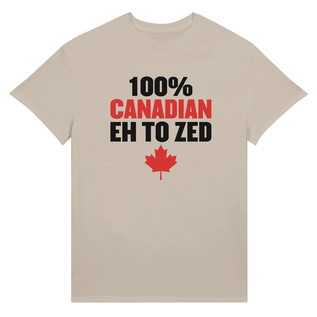 100% Canadian Eh to Z Unisex Ultra Cotton T-Shirt – Classic Canadian Pride - KPAP Canada