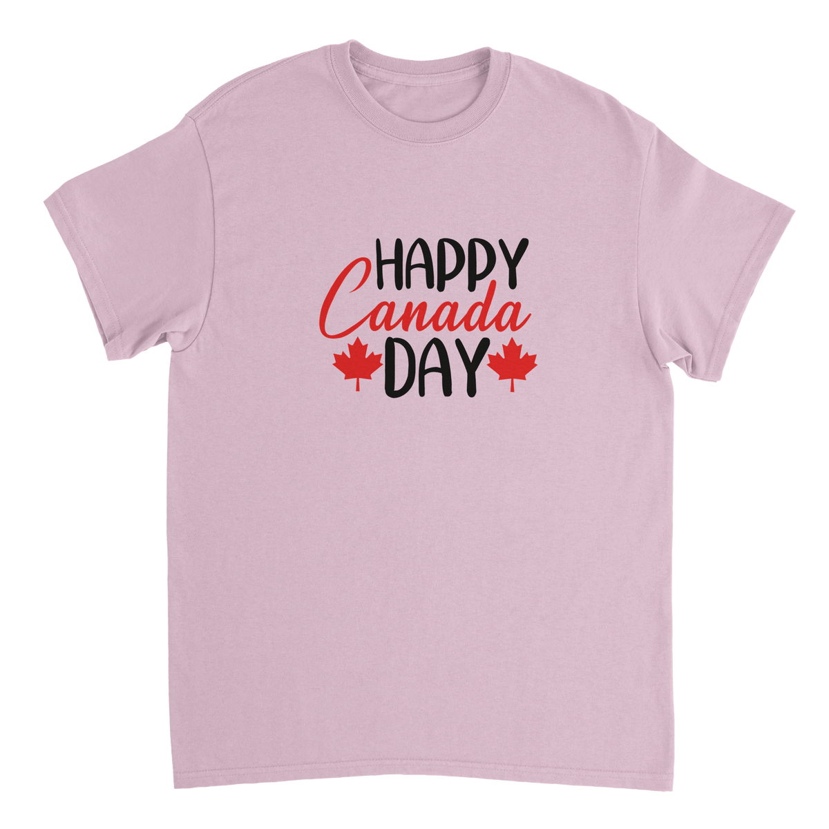 Happy Canada Day T-Shirt – Festive Maple Leaf Design, Premium Cotton, Classic Fit - KPAP Canada