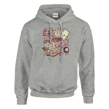 Unisex Country Charm Hoodie – Durable Heavy Blend Design - KPAP Canada