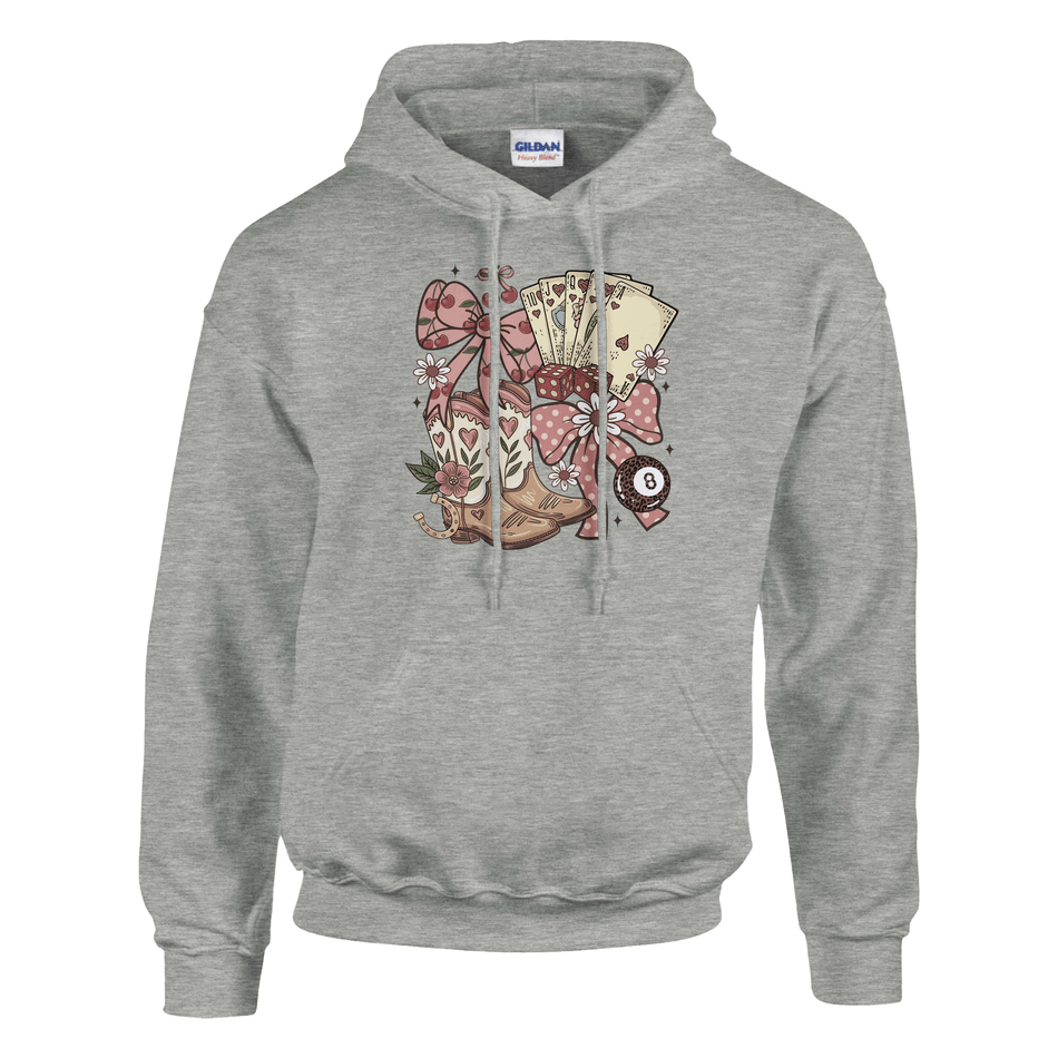 Unisex Country Charm Hoodie – Durable Heavy Blend Design - KPAP Canada