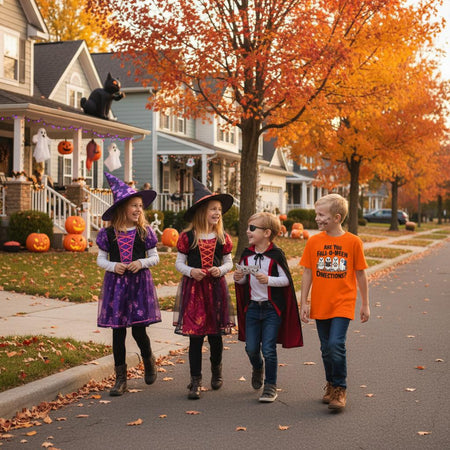 Are You Fall - O - Ween Directions? Funny Ghost Halloween T-Shirt – Spooky Season Heavyweight Cotton Tee - KPAP Canada