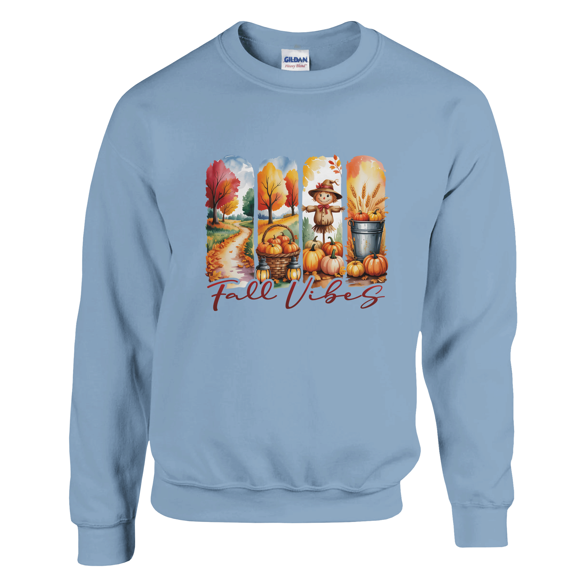 Fall Vibes Sweatshirt – Cozy 50/50 Cotton - Polyester Blend for Warmth - KPAP Canada