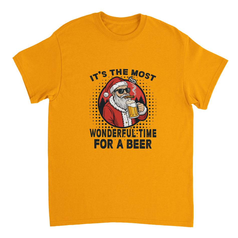Christmas Beer Theme T-Shirt – It's the Most Wonderful Time for a Beer - KPAP Canada