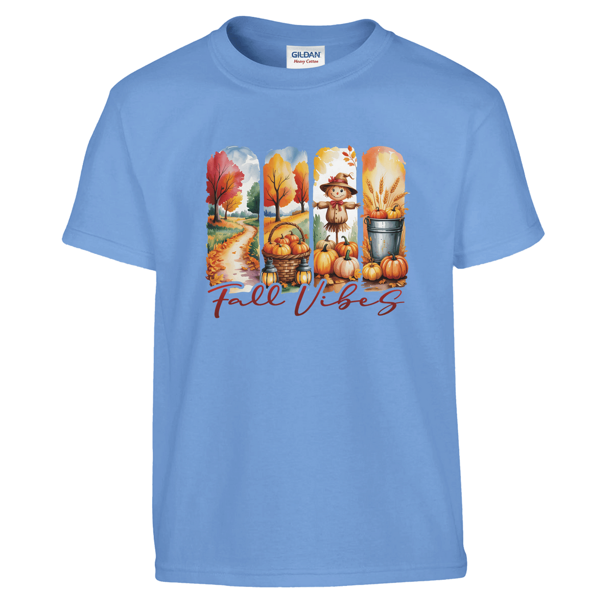 Kids' Fall Vibes T-Shirt – Autumn, Halloween & Thanksgiving Design - KPAP Canada