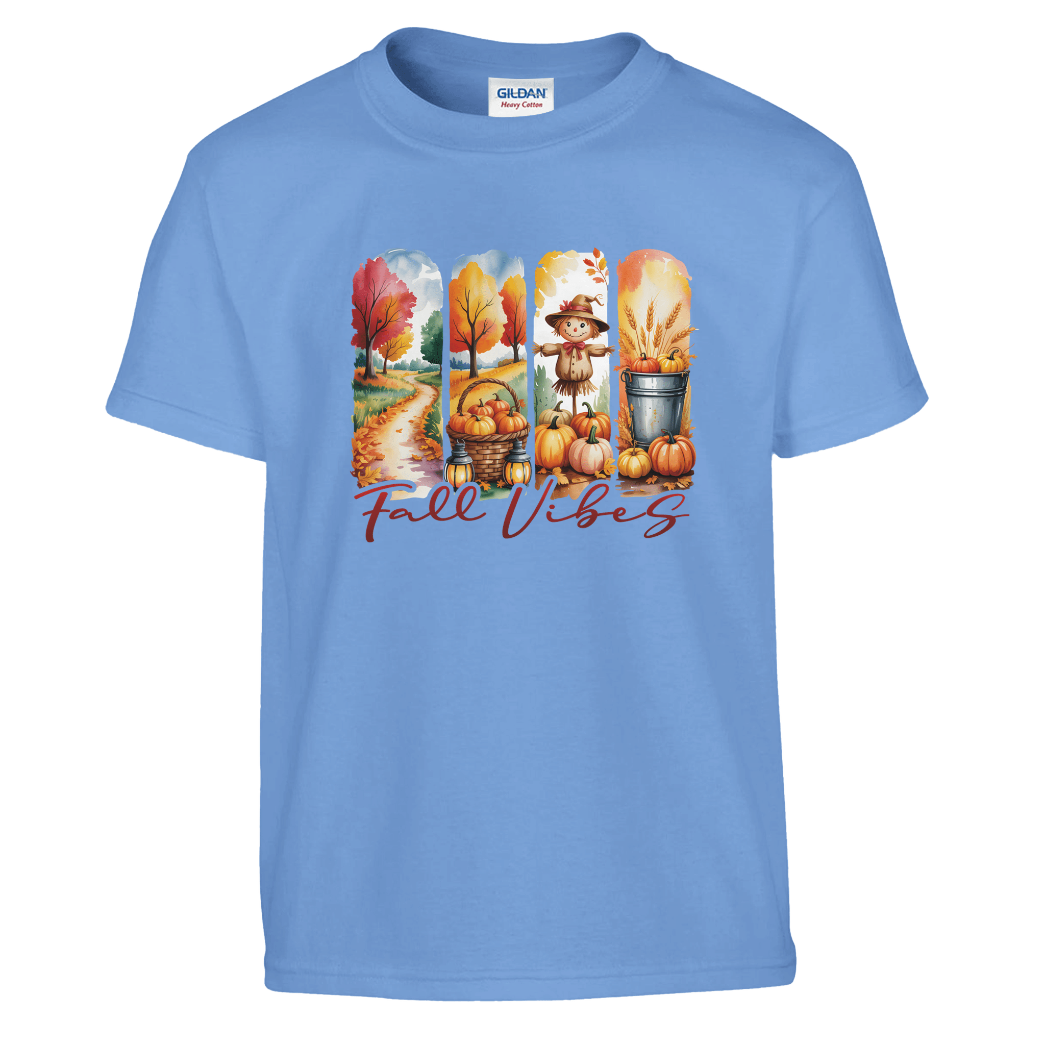 Kids' Fall Vibes T-Shirt – Autumn, Halloween & Thanksgiving Design - KPAP Canada