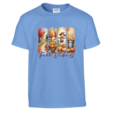 Kids' Fall Vibes T-Shirt – Autumn, Halloween & Thanksgiving Design - KPAP Canada