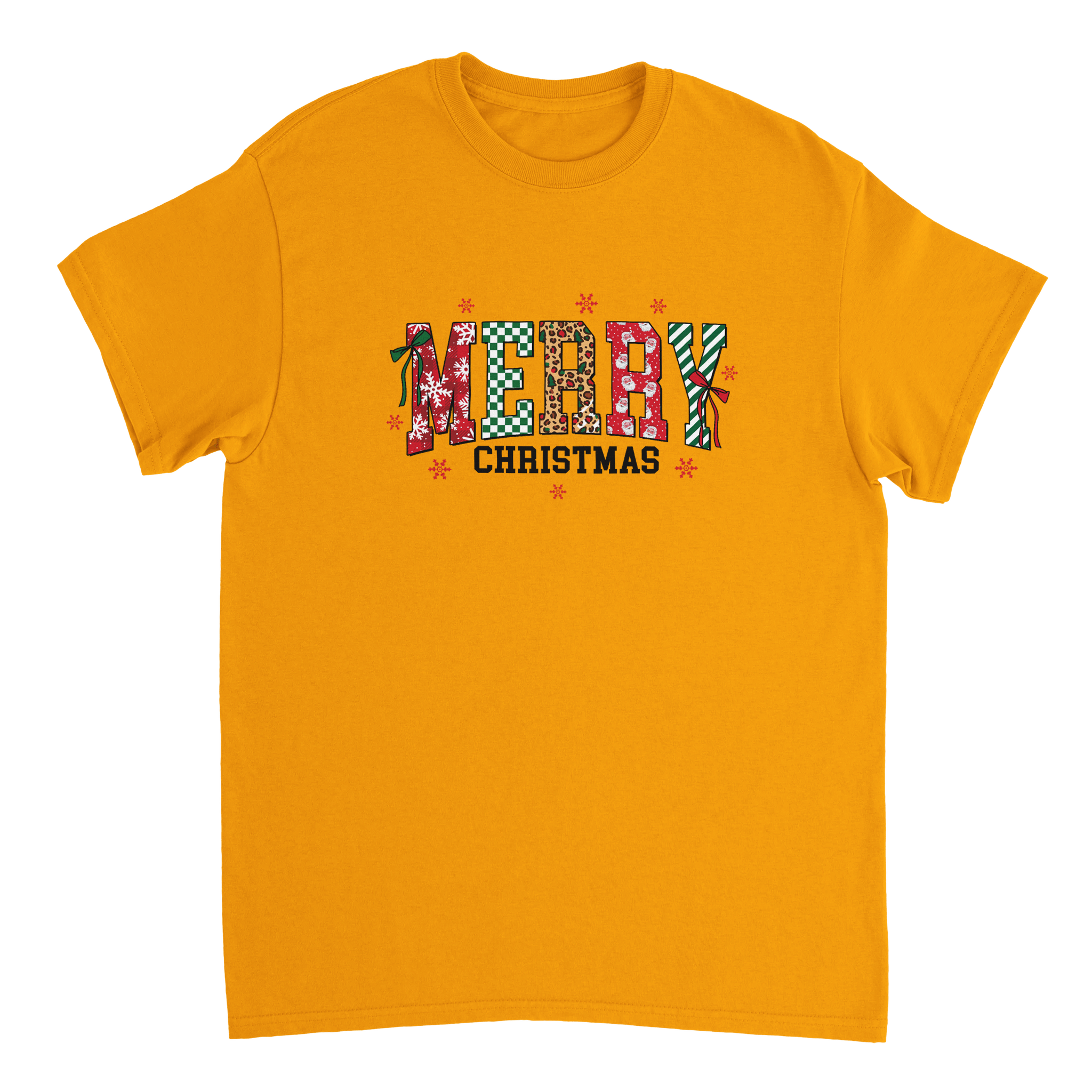 Merry Christmas Heavyweight Cotton T-Shirt – Classic Fit Holiday Apparel - KPAP Canada
