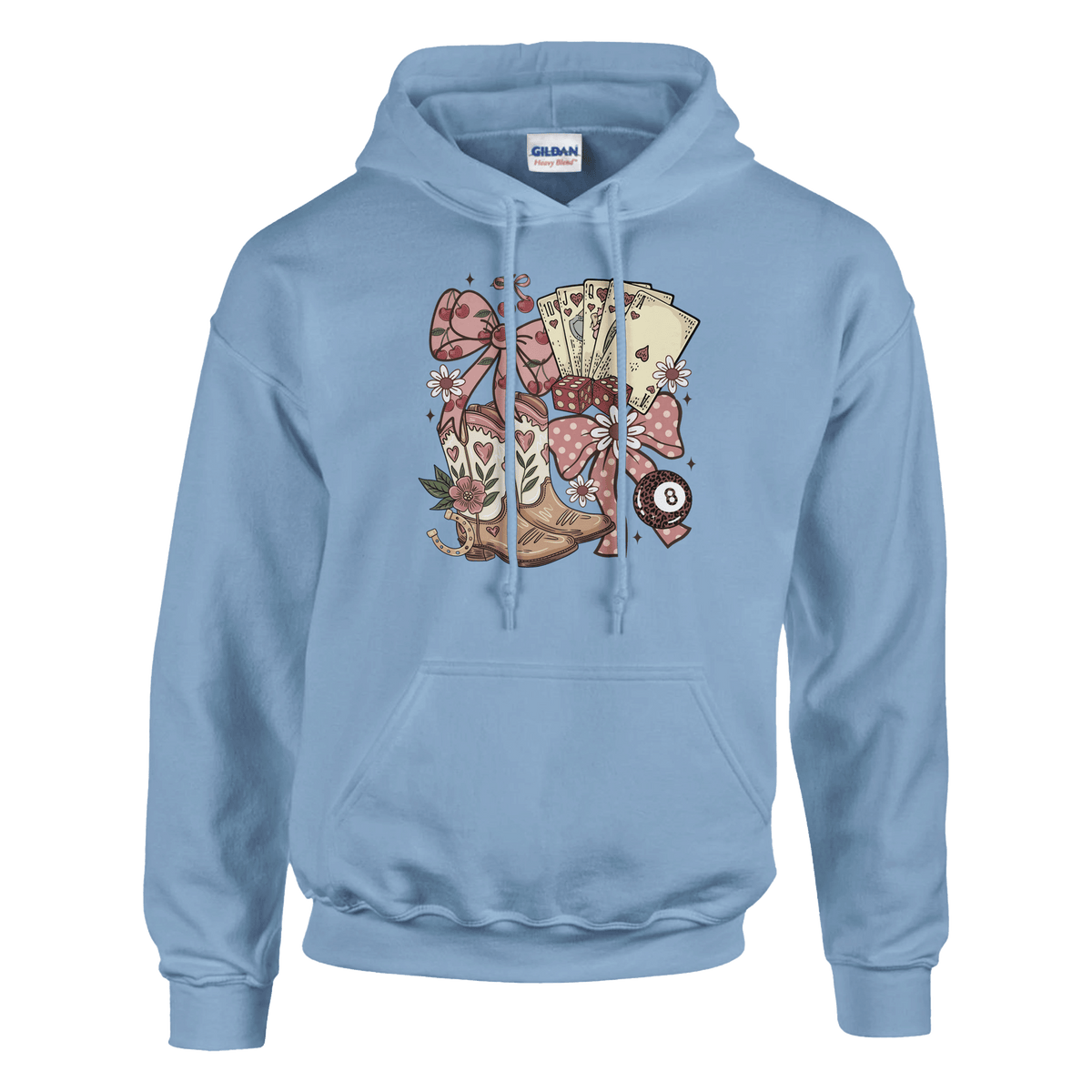 Unisex Country Charm Hoodie – Durable Heavy Blend Design - KPAP Canada