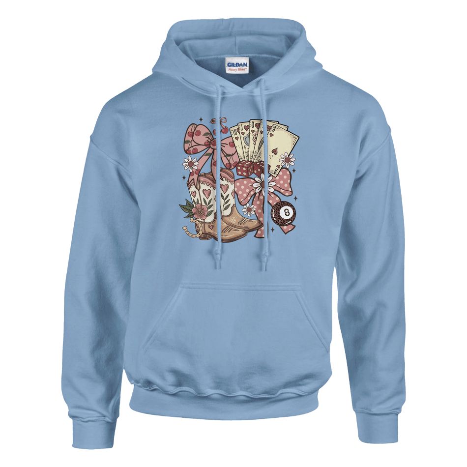 Unisex Country Charm Hoodie – Durable Heavy Blend Design - KPAP Canada