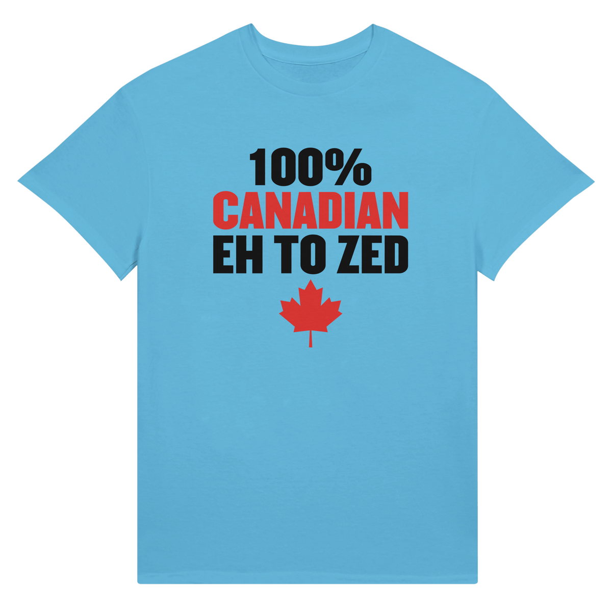 100% Canadian Eh to Z Unisex Ultra Cotton T-Shirt – Classic Canadian Pride - KPAP Canada