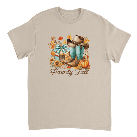 Howdy Fall Western T-Shirt – Rustic Autumn Cowboy Style, Heavyweight Cotton Tee for Dad - KPAP Canada