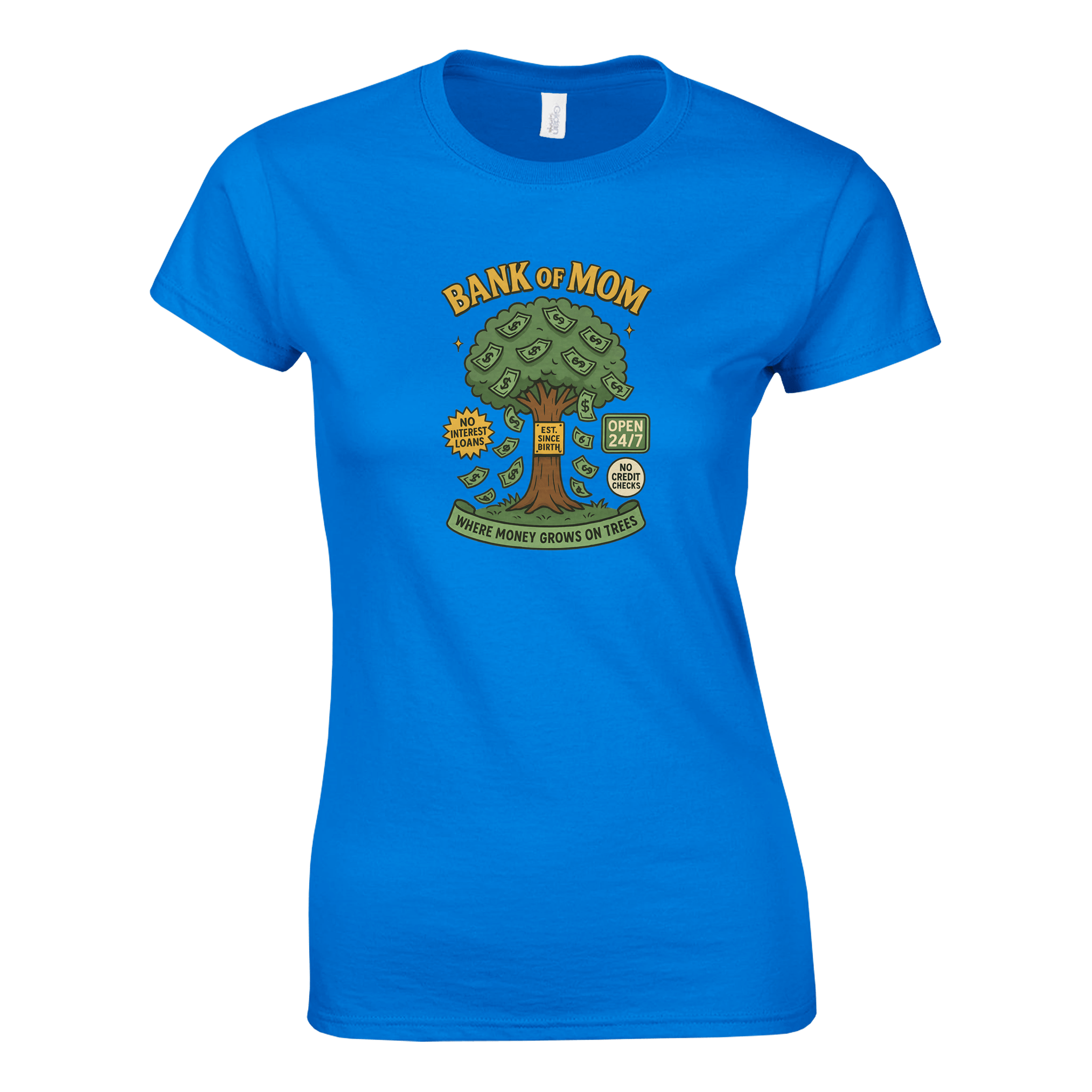 Ladies T-Shirt - Bank of Mom Design - KPAP Canada