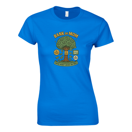 Ladies T-Shirt - Bank of Mom Design - KPAP Canada