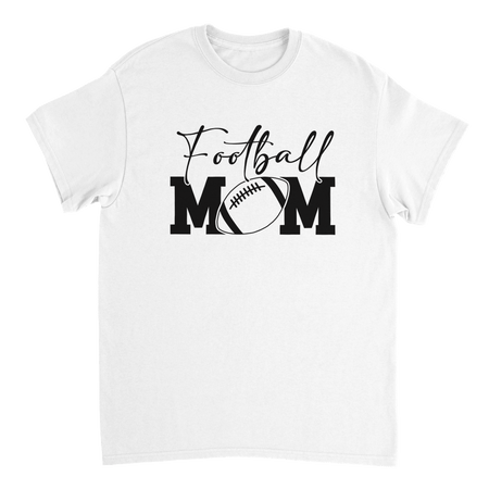 Football Mom T-Shirt – Game Day Style, Heavyweight Cotton, Classic Fit, Durable Casual Wear - KPAP Canada