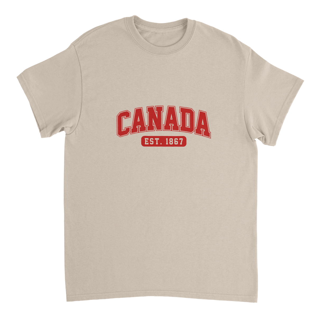 Canada Est. 1867 T-Shirt – Classic Fit, Heavyweight Cotton, Heritage Casual Wear - KPAP Canada