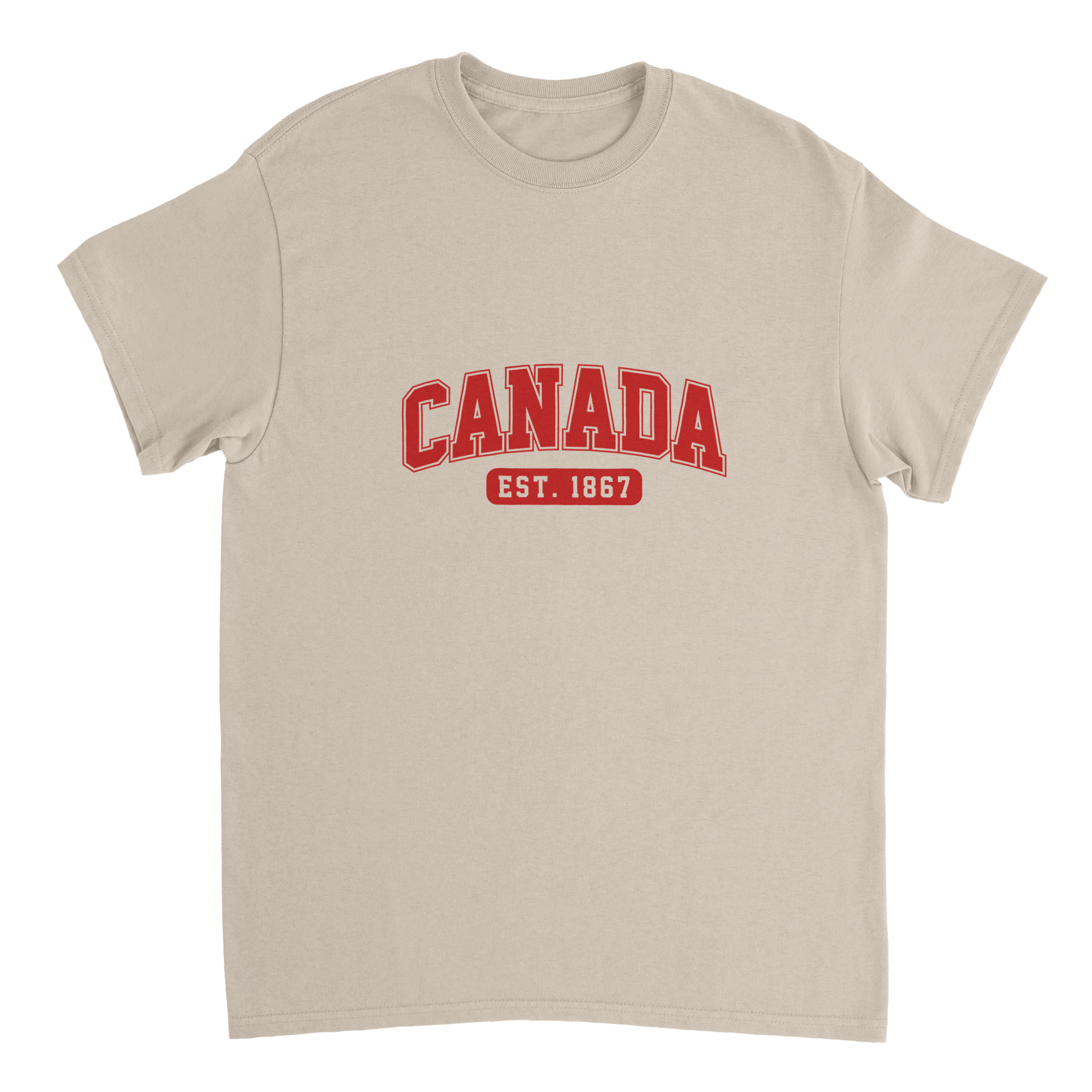 Canada Est. 1867 T-Shirt – Classic Fit, Heavyweight Cotton, Heritage Casual Wear - KPAP Canada