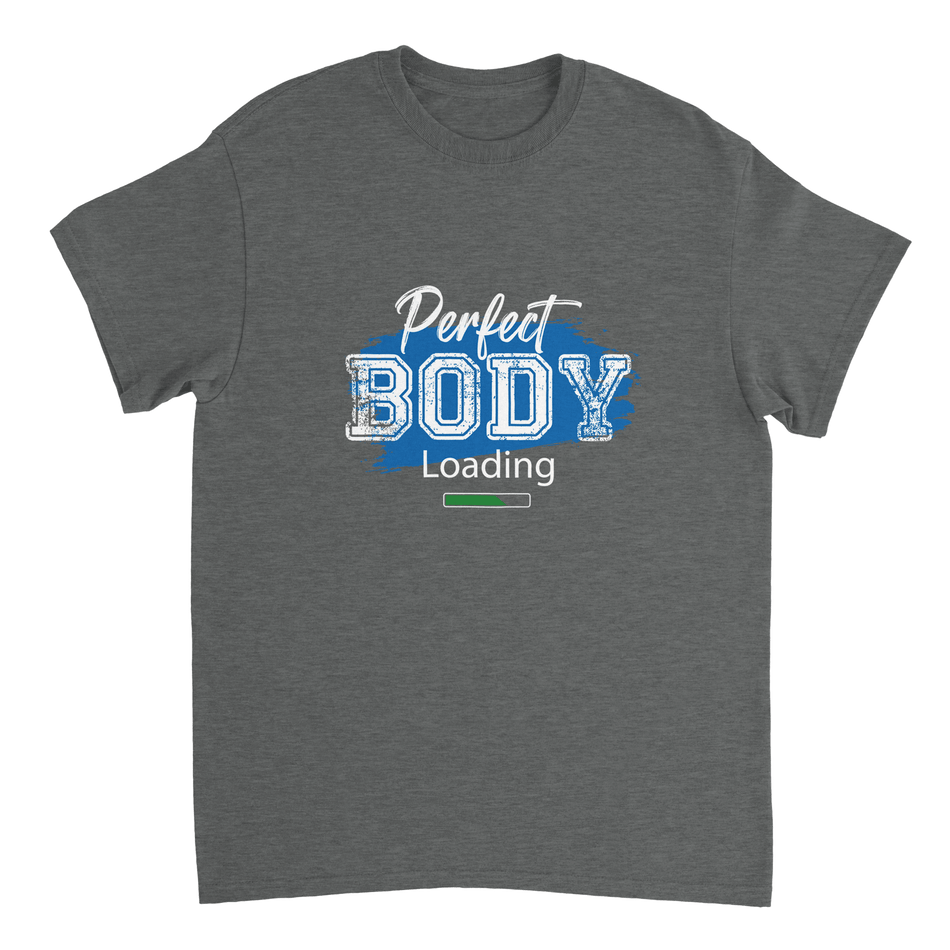 Perfect Body Loading Heavyweight Cotton T-Shirt – Classic Fit Casual Wear - KPAP Canada