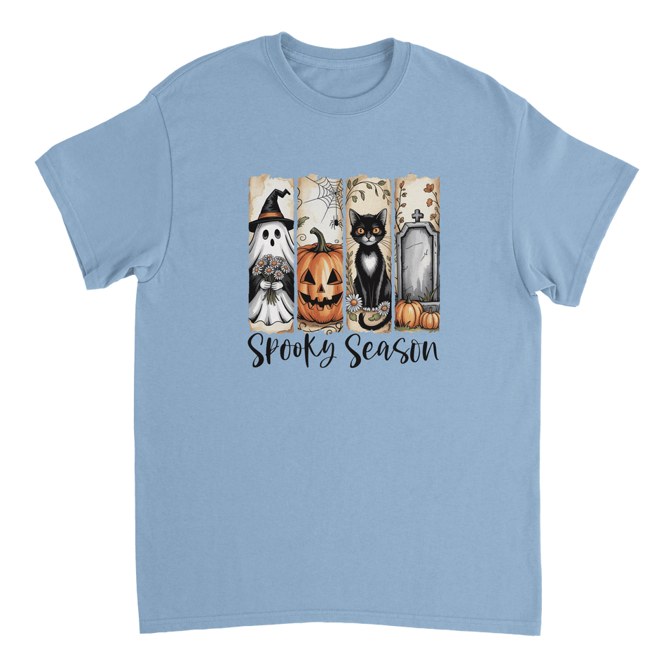 Autumn Spooks Cotton Tee – Twelve Cozy Shades for Halloween Fun - KPAP Canada