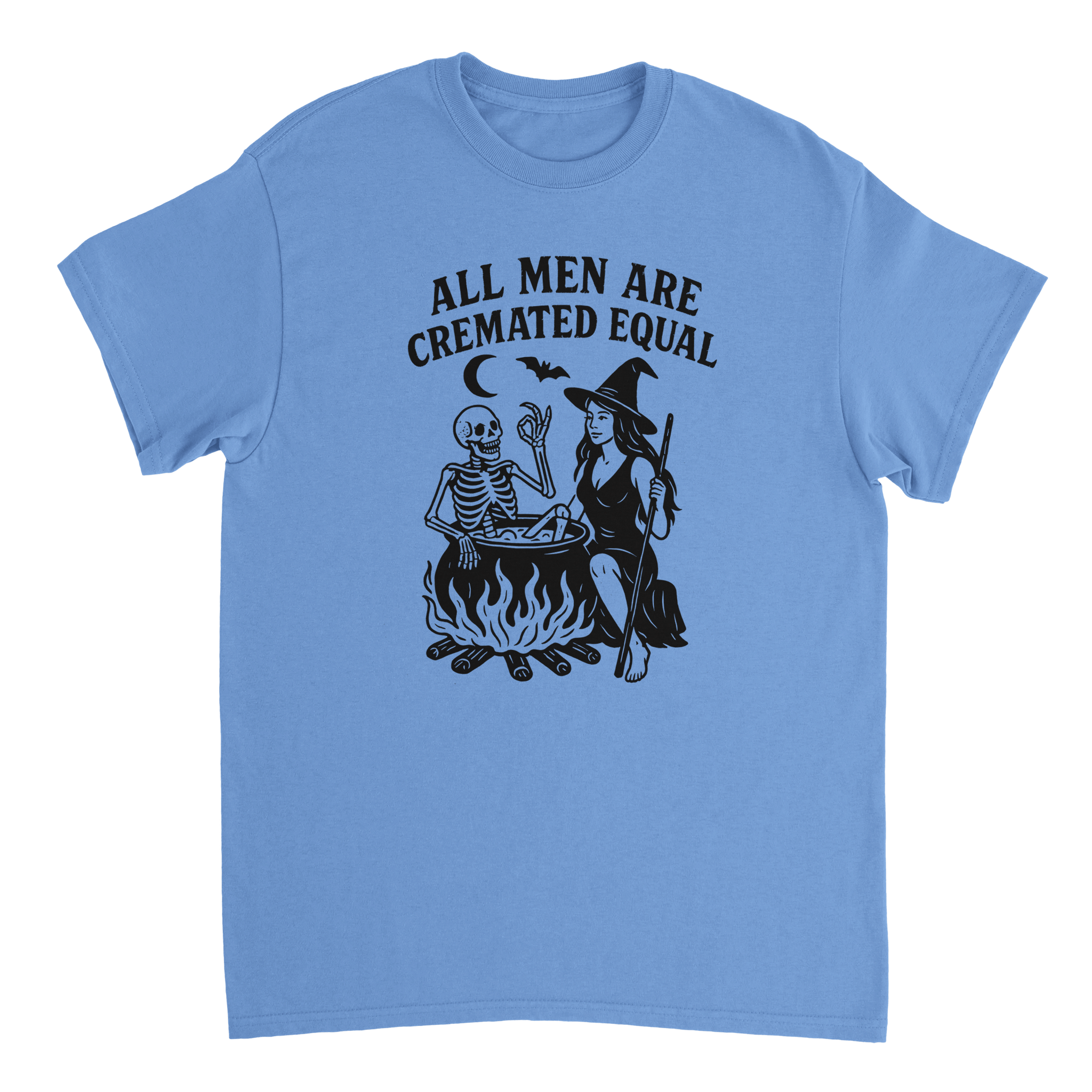Unisex T-Shirt - All Men Are Cremated Equally - Classic Fit Cotton Tee - KPAP Canada