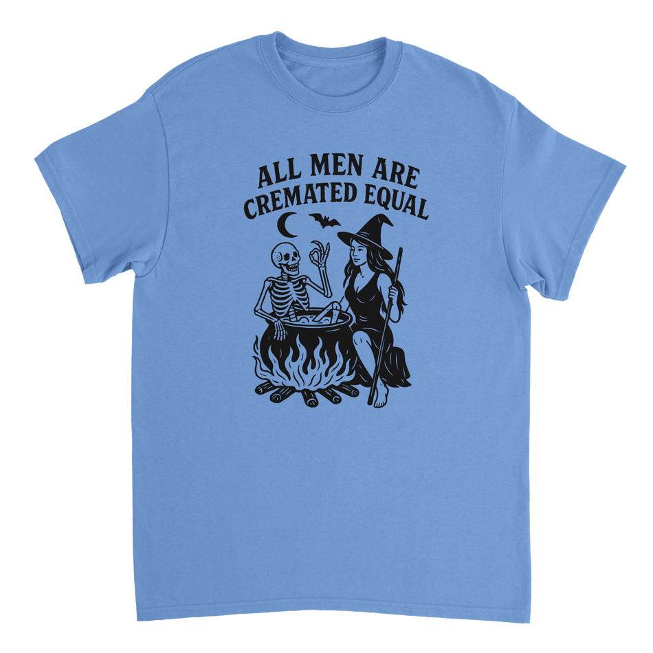 Unisex T-Shirt - All Men Are Cremated Equally - Classic Fit Cotton Tee - KPAP Canada